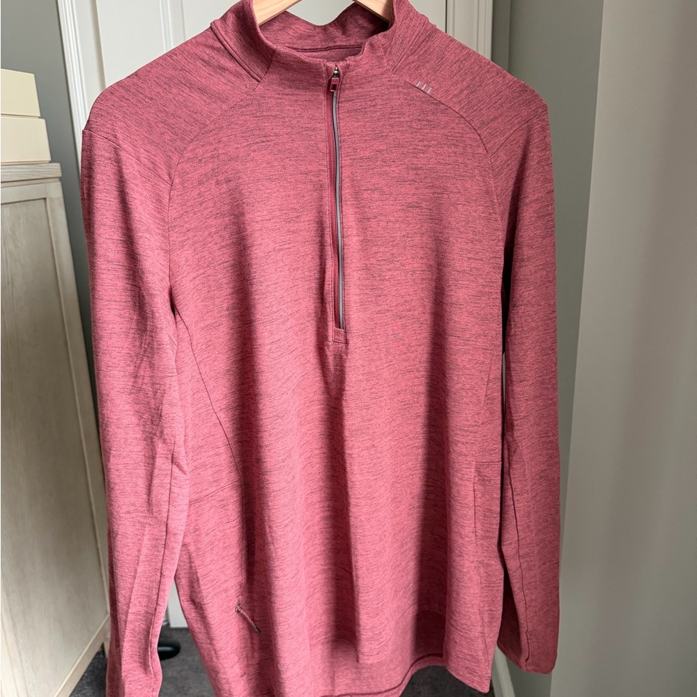 lululemon athletica Men's Half-Zip Sweater in Rose